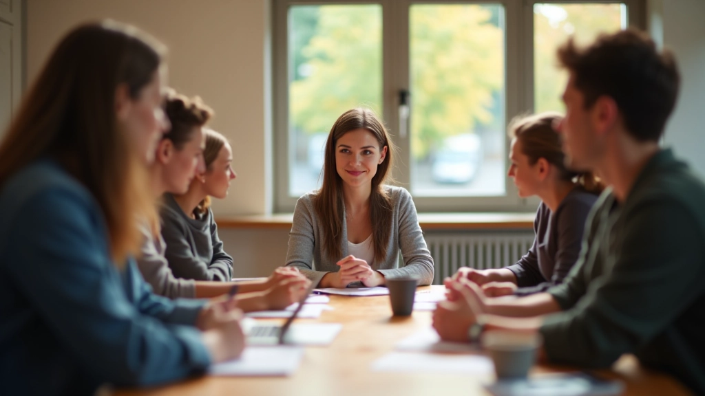Tým pracuje na kreativním projektu, brainstorming setkání s barevnými poznámkami na tabuli